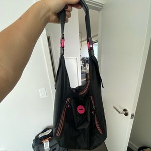 Juicy Couture cross body nylon tote